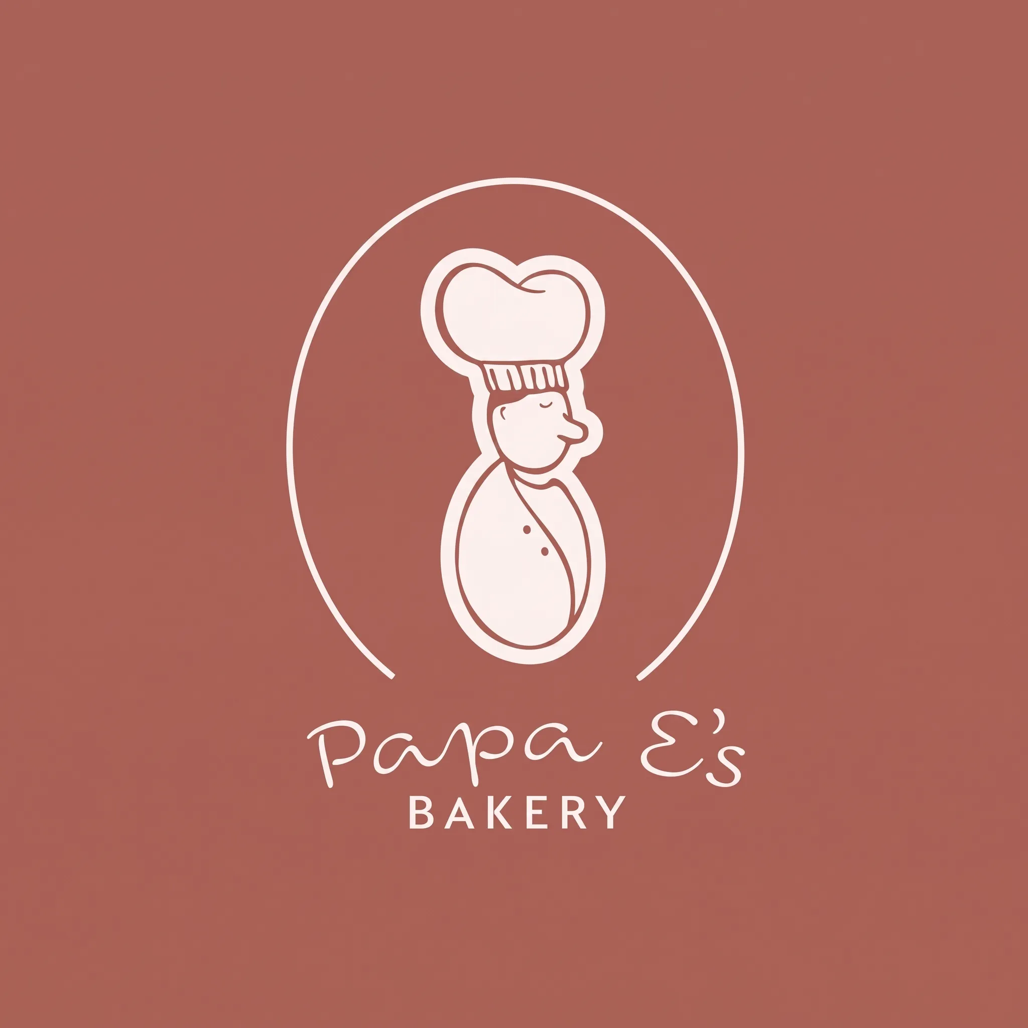 Papa E's Bakery Logo